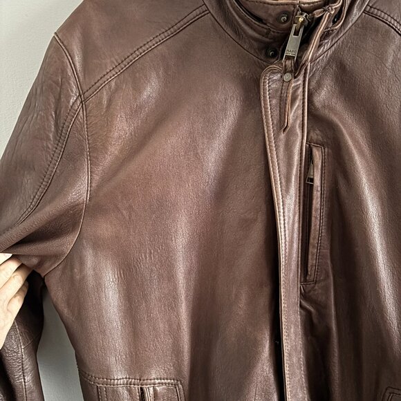 Vintage Cocoa Leather Jacket - Picture 6 of 16